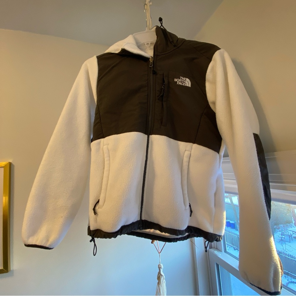 Vintage OG white North Face Fleece Jacket size s